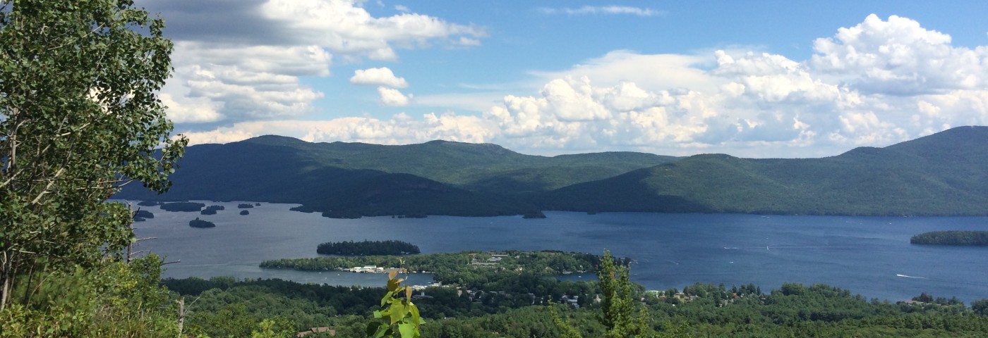 Panoramic view of Lake George from Bradley's Lookout