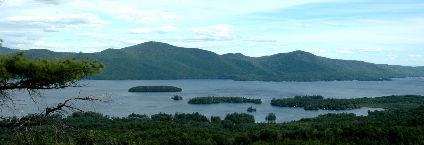 Panoramic view of Lake George from Bradley's Lookout