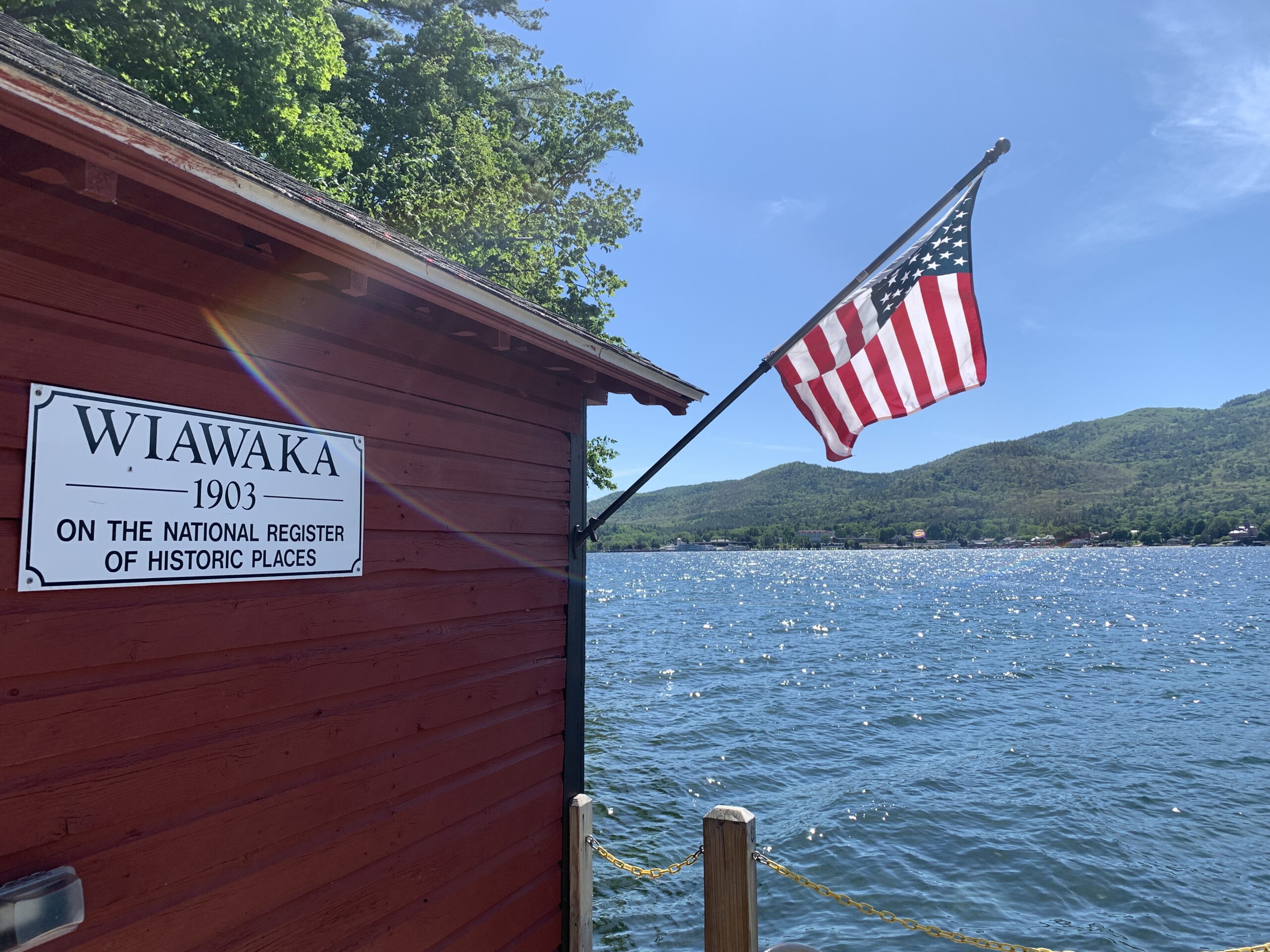 Wiawaka Center for Women, dock on Lake George