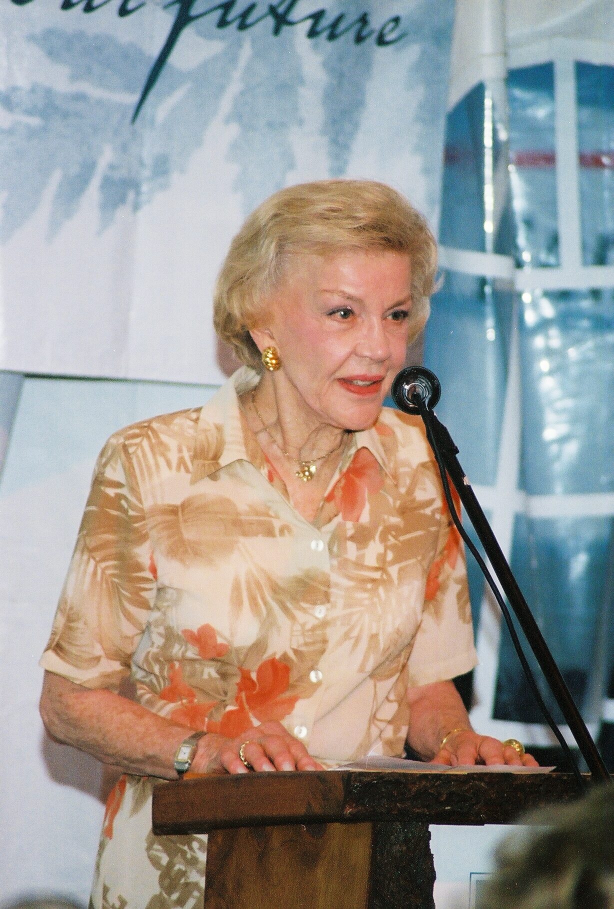 Peggy Darrin at an LGLC event at The Hyde, July 2005